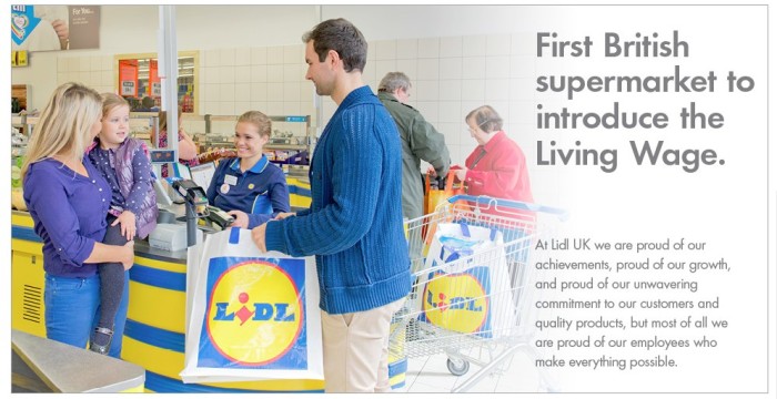 Lidl - Living Wage